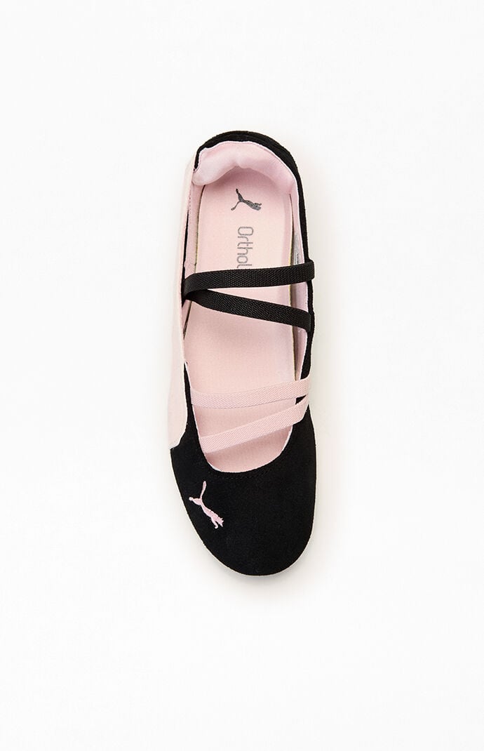 PUMA ウィメンズ SPEEDCAT BALLET　フラット 黒/ピンク Puma Women's Black & Pink Speedcat Ballet Sandals | Pacsun