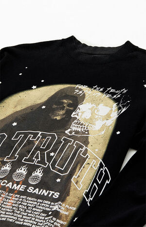 For Saints Vintage Long Sleeve T-Shirt image number 2