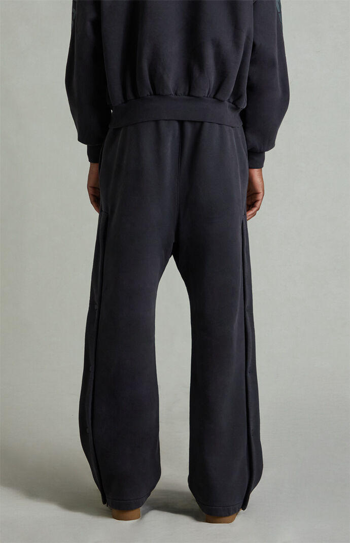 Fear of God ESSENTIALS Vintage Black Tear-Away Baggy Sweatpants