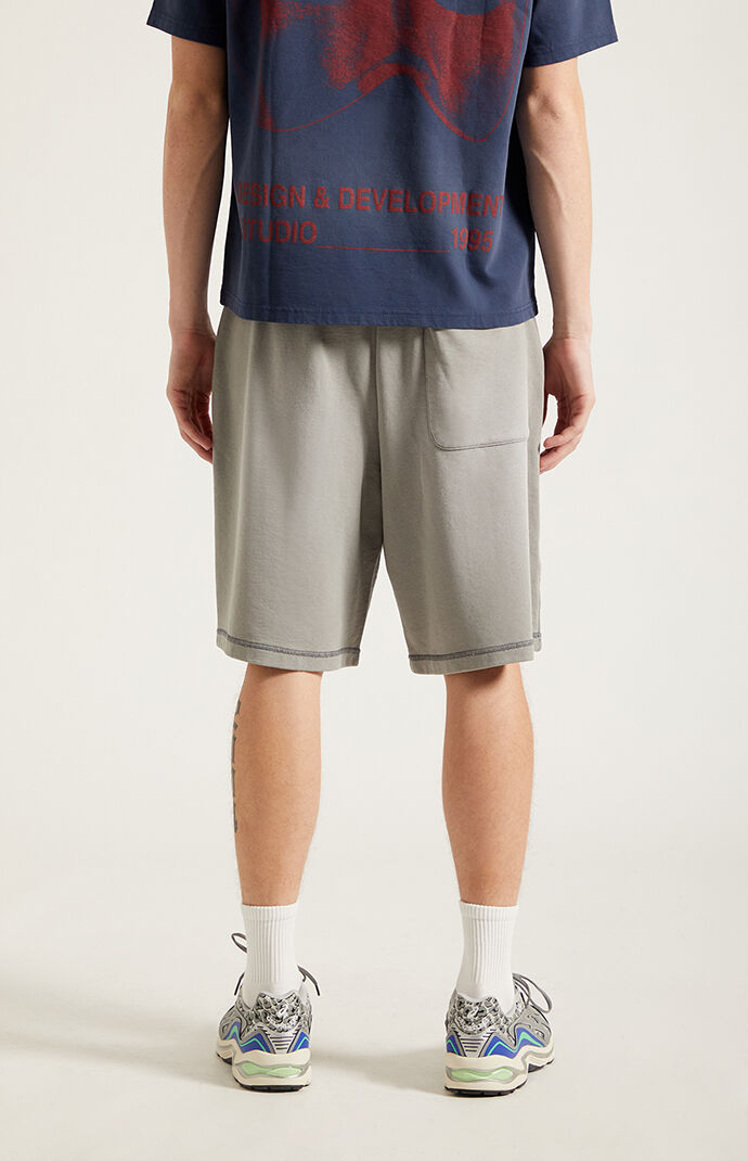 Pacsun Gray Fleece Baggy Sweat Shorts | Pacsun