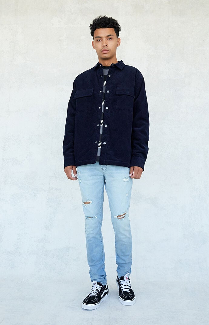 Light Ripped Skinniest Jeans PacSun PacSun