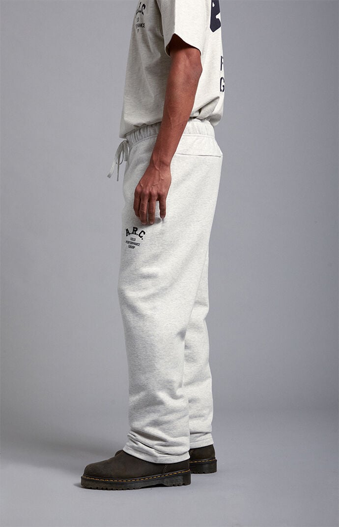 A.R.C. Gray Heavyweight Fleece Baggy Sweatpants