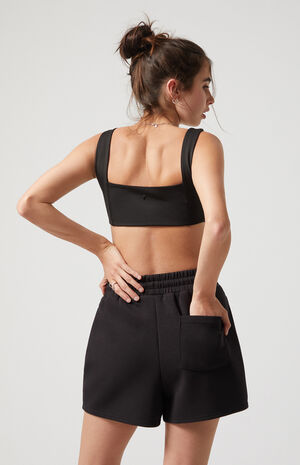 PAC WHISPER Black Bandage Sports Bra image number 5