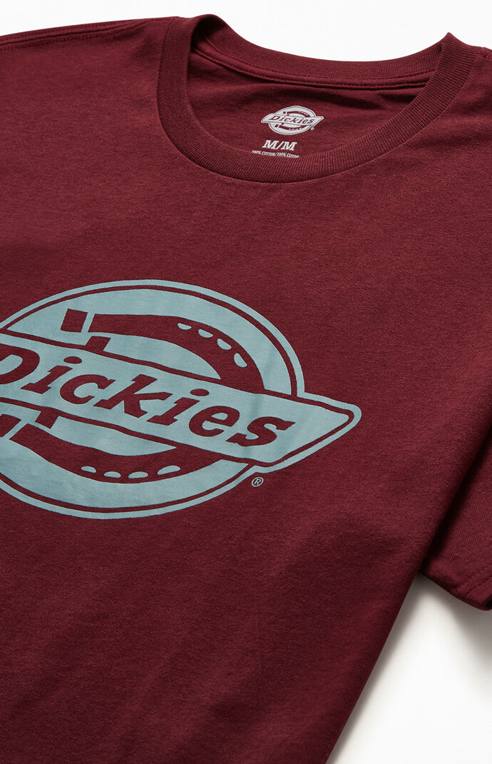 Burgundy Relaxed Fit Logo T-Shirt