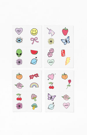Retro Little Temporary Tattoo Pack image number 2