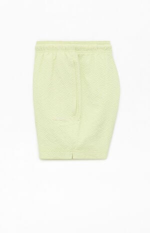 Sea Foam Seersucker 4.5" Swim Trunks image number 3