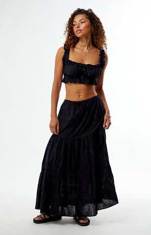 Midi Pull On Skirt image number 1