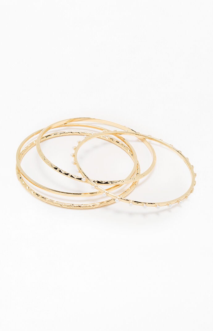LA Hearts 4 Pack Faye Bangles