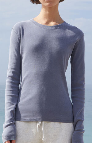 Dark Gray Ainsley Long Sleeve Top image number 2