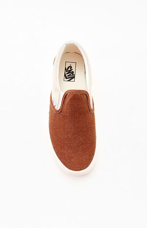 Classic Slip-On Brown & Tan Shoes image number 5