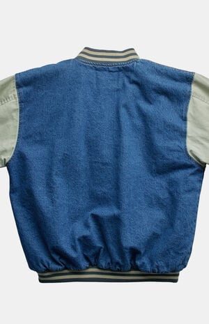 '90s Jean Varsity Jacket image number 2