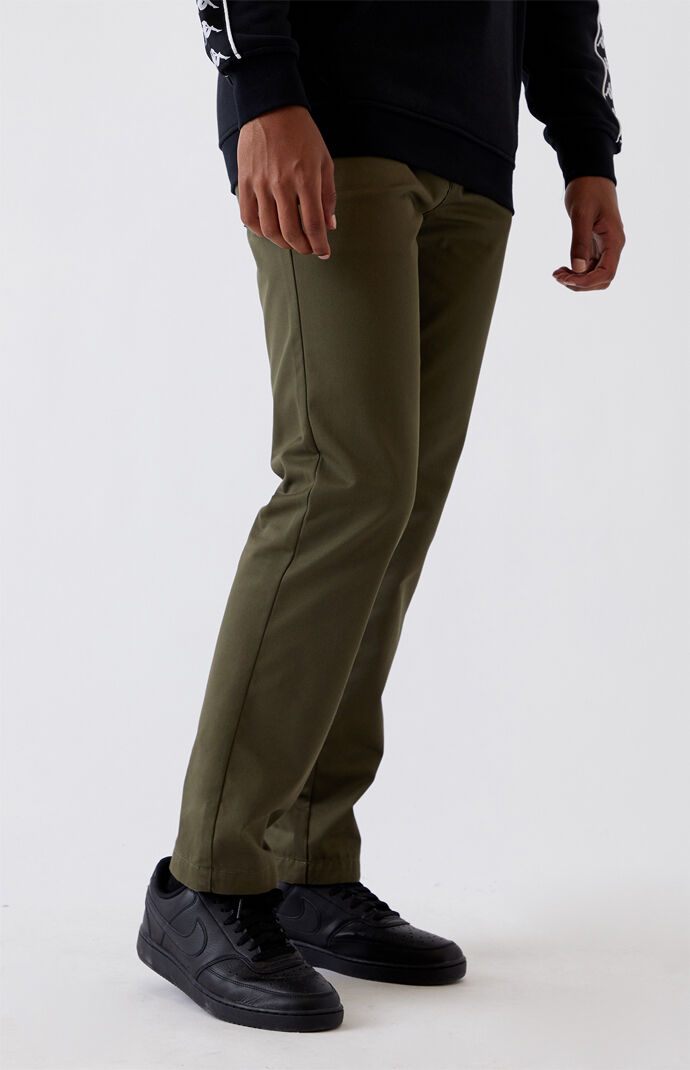 Utility Olive Carpenter Pants