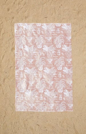 Etoile Monogram Print Beach Towel