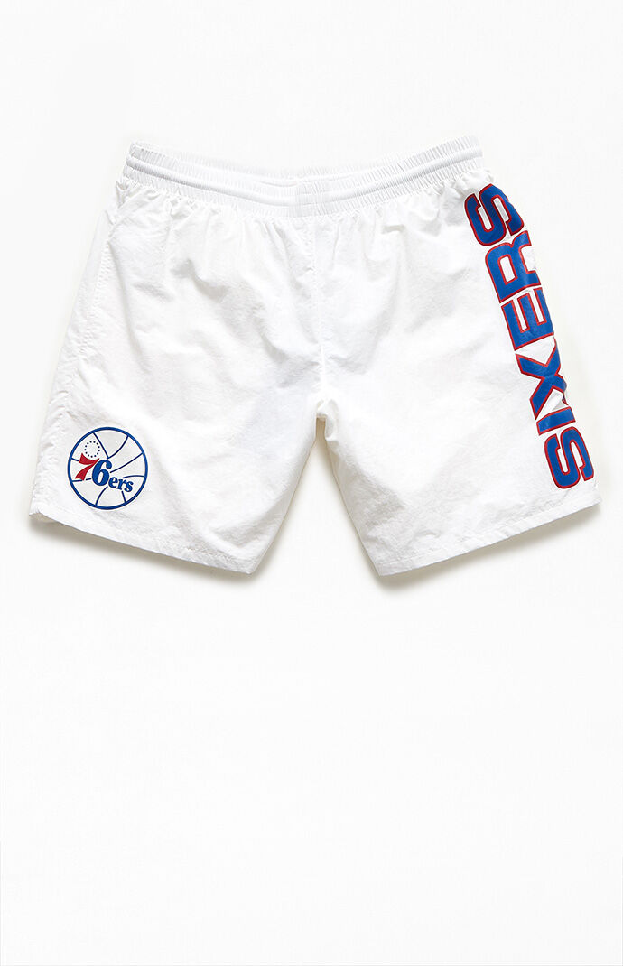 Mitchell Ness Philadelphia 76ers Nylon Shorts Pacsun