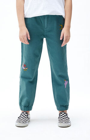 Graphic Denim Joggers image number 1