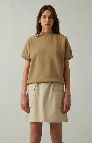 Women's Wheat Cargo Mini Skirt image number 2