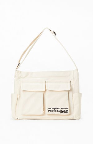 Pacific Sunwear Utility Crossbody Tote Bag image number 1