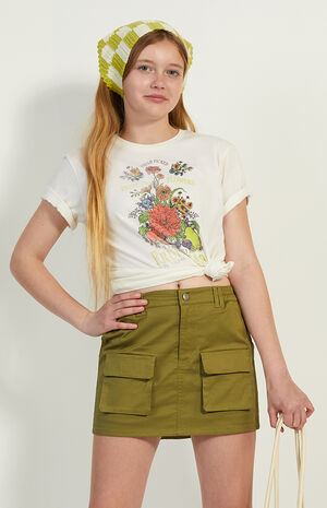 Cargo E-Waist Mini Skirt image number 1