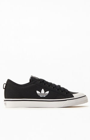 Women's Black Nizza Sneakers image number 2