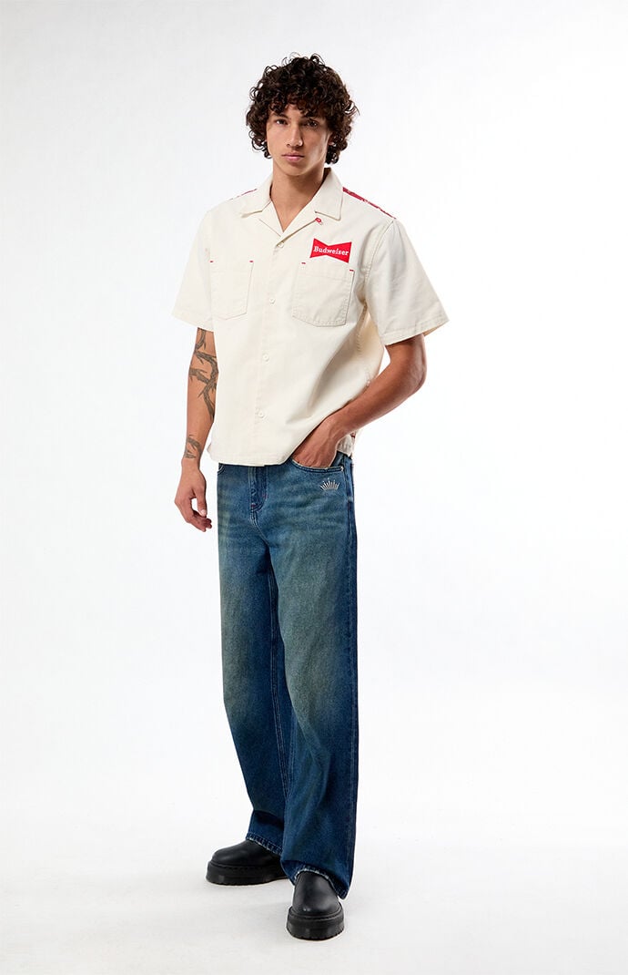 Budweiser by Pacsun Bandana Camp Shirt | Pacsun