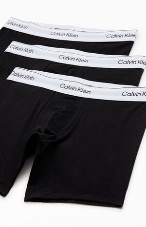 3 Pack Black & White Logo Boxer Briefs image number 2