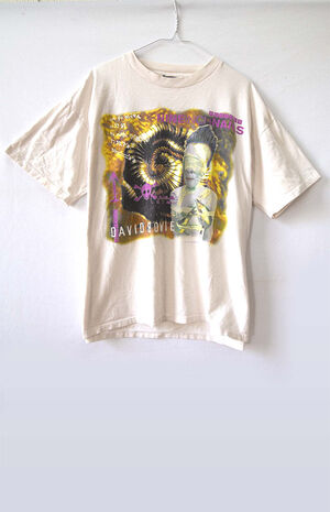 Upcycled David Bowie T-Shirt Rare image number 1