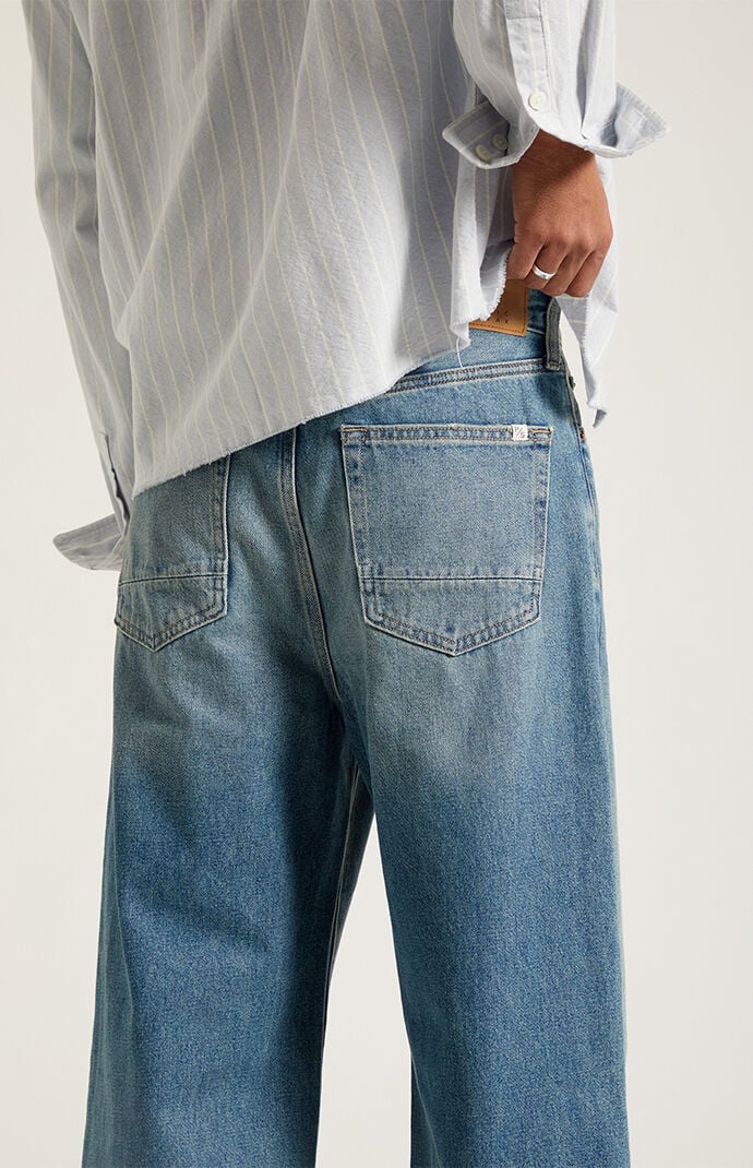 Pacsun Blake Extreme Baggy Jeans Medium Blue Tinted