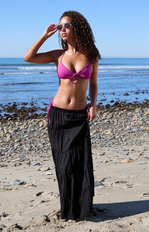 Plum Nova Cinched Bralette Bikini Top image number 5