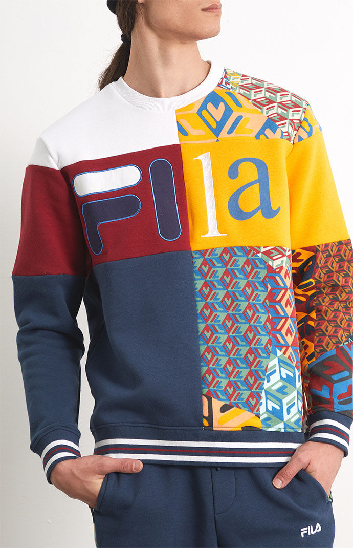 Fila finch crew sweatshirt deals