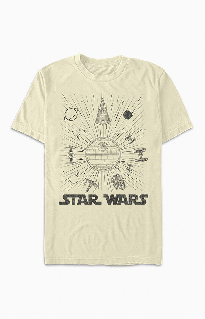 Ships And Lines Bust T-Shirt