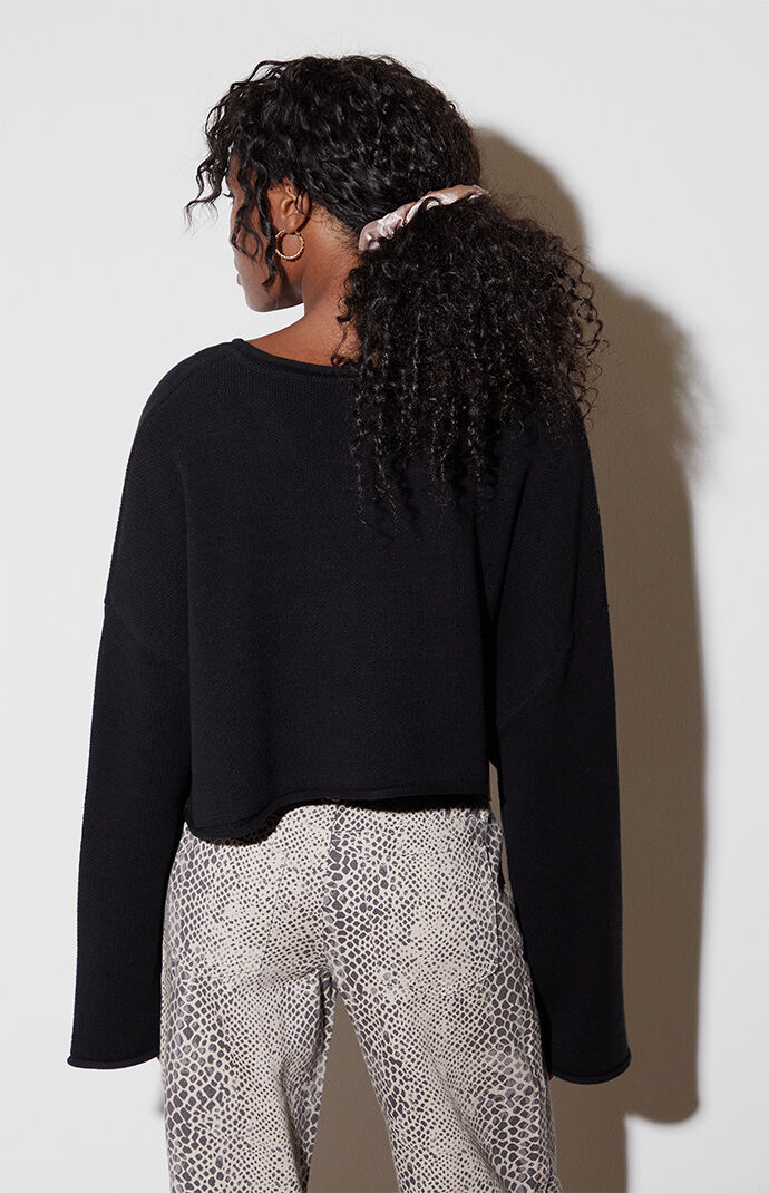 LA Hearts Effie Boxy Cropped Sweater