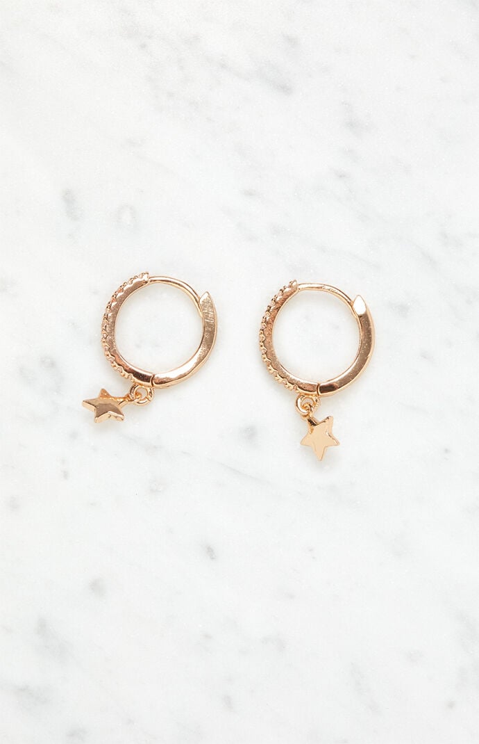 Star Gold Earrings