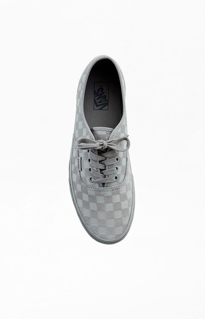 Vans grey and black 2025 checkerboard