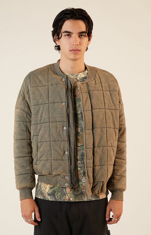 Quilted Bomber Jacket image number 1