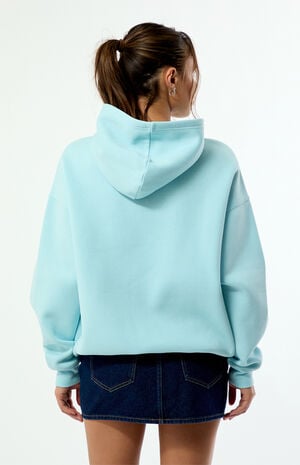Light Blue Ultra Soft Fleece Core Pullover Hoodie image number 5