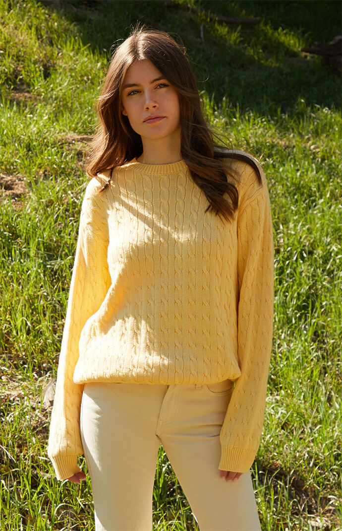 Pacsun yellow deals sweater