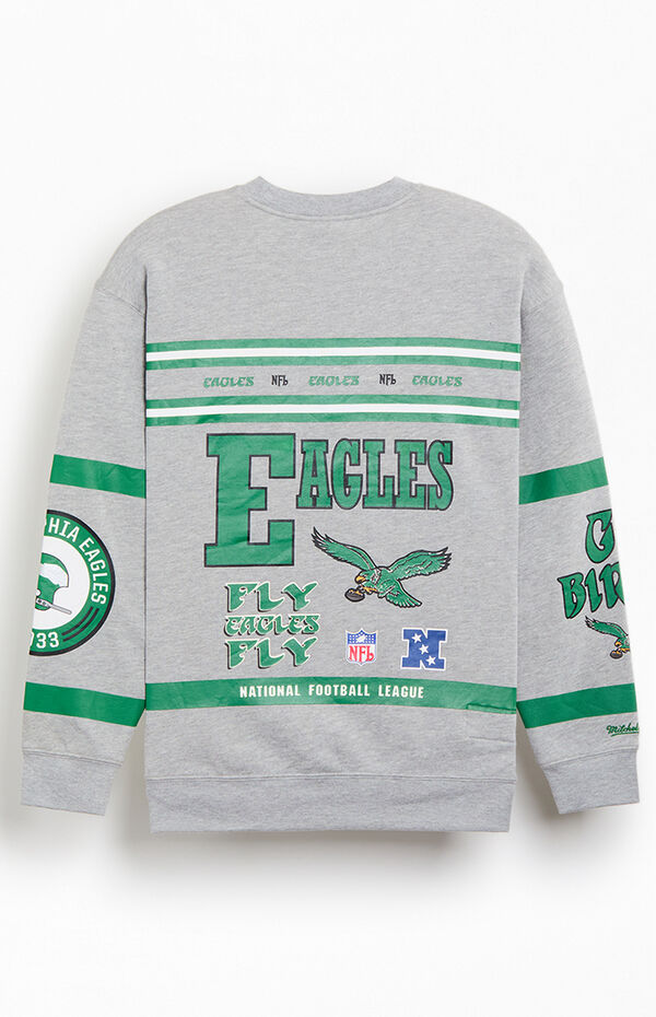 Mitchell & Ness Kids Philadelphia Eagles Crew Neck Sweatshirt