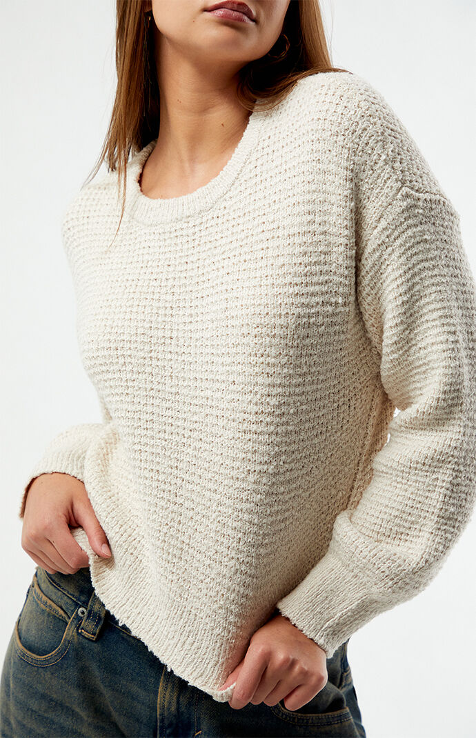LA Hearts Snug Waffle Knit Sweater