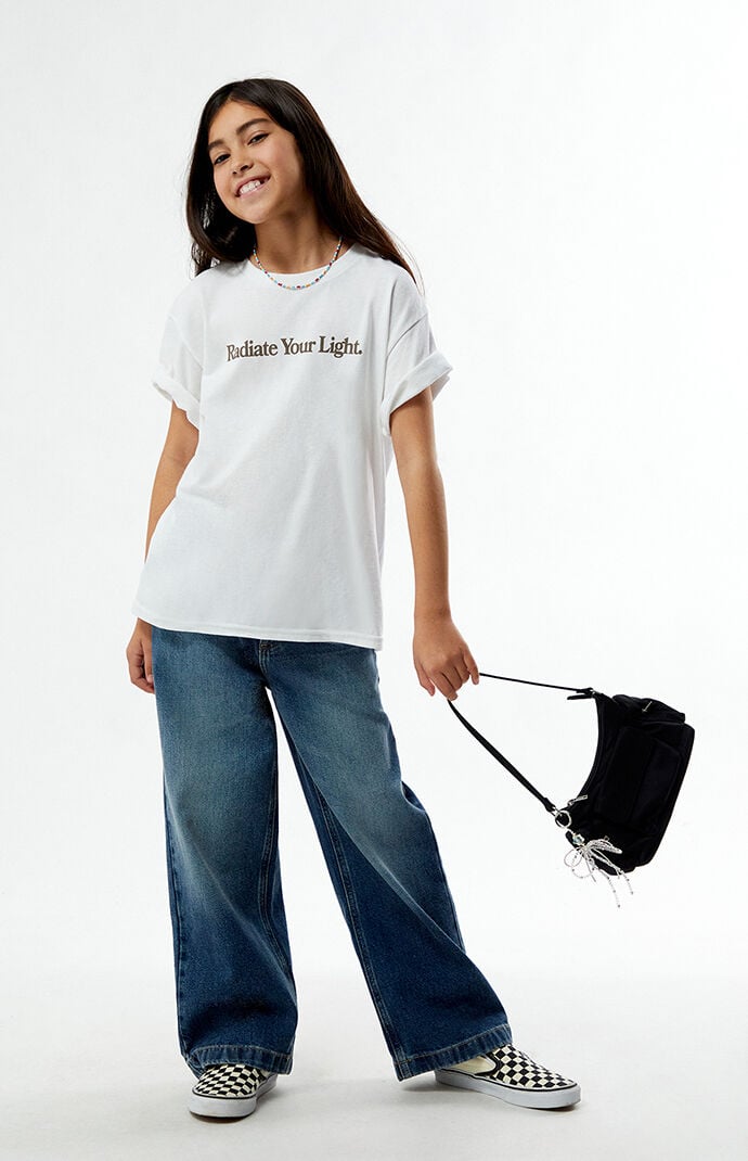 Pacsun Kids Baggy Jeans Medium Blue