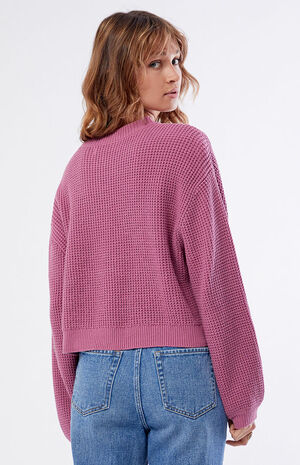 Waffle Knit Baby Pullover Sweater image number 4