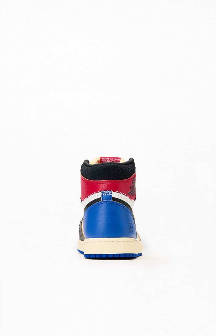 Air Jordan 1 x Fragment Design Union LA Retro High OG Varsity Red Sport Royal Shoes