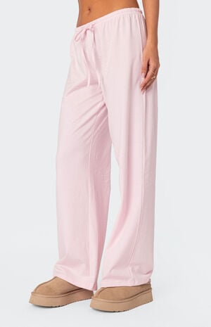 Olivia Striped Loose Fit Pants image number 4
