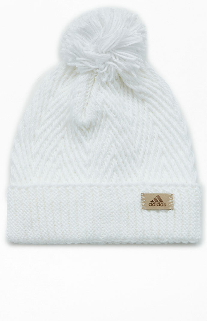 adidas White Twilight Ballie Beanie PacSun