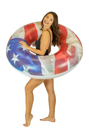 Star's & Stripes 48" Jumbo Pool Tube image number 1