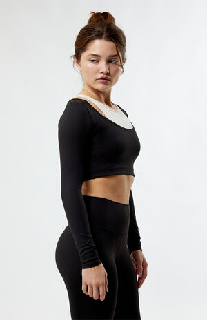 PAC WHISPER Active Logan Layered Long Sleeve Top image number 3