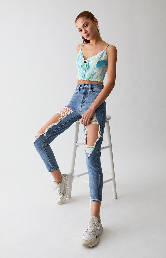 Tie Front Bustier Top