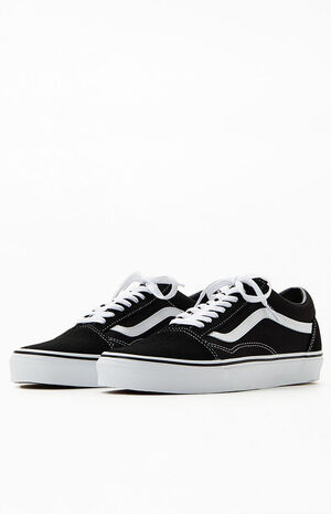 Tropical cave Watchful Vans Canvas Old Skool Black & White Shoes | PacSun