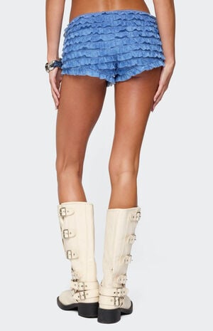 Shailee Ruffled Shorts image number 5