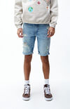 Light 511 Slim Cutoff Denim Shorts Light 511 Slim Cutoff Denim Shorts image number null