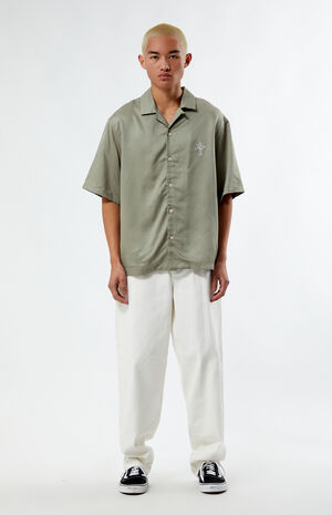 Rogue Oversized Embroidered Camp Shirt image number 4